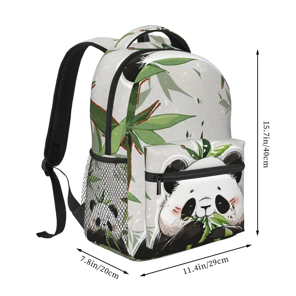 Cute Panda Backpack | Large Capacity School Daypack for All