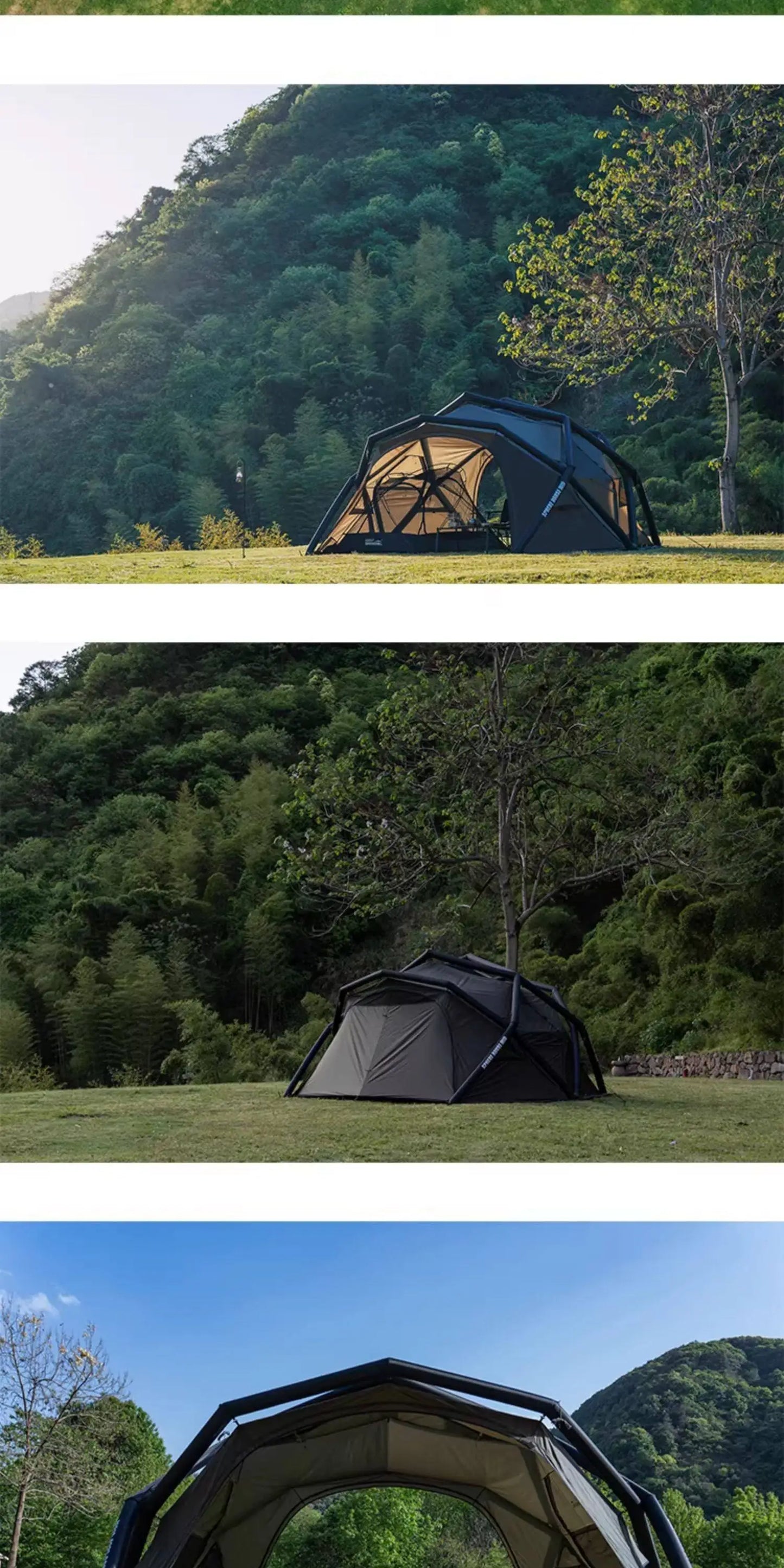 Portable Inflatable Ball Tent for Outdoor Camping | Heavy Rain Shelter