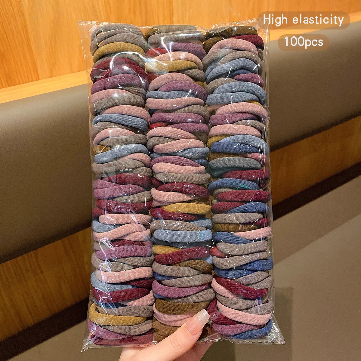 100 High Elasticity Korean Style Hair Accessories | Durable Daily Use