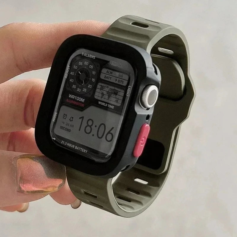 Candy Silicone Case & Strap for All Apple Watch Sizes