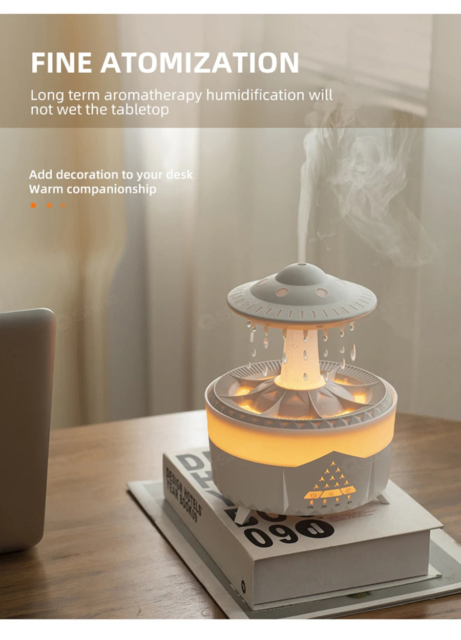 LED Aroma Diffuser with Remote | 7-Color Humidifier for Home