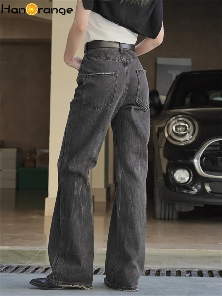 High Waist Retro Jeans for Women | Stylish Elastic Denim Pants