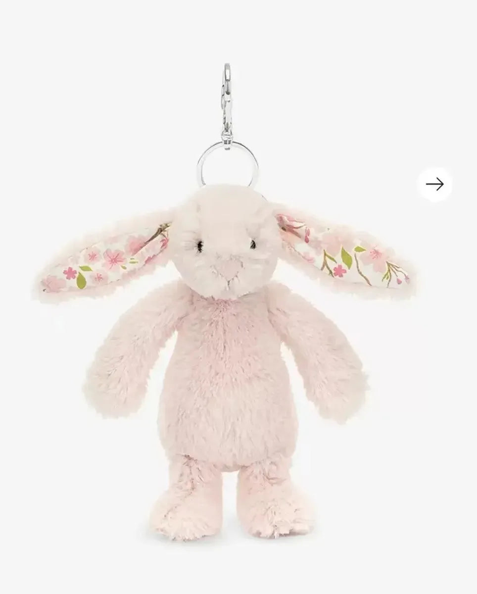 Cute White Dragon Plush Keychain | Soft Stuffed Animal Charm