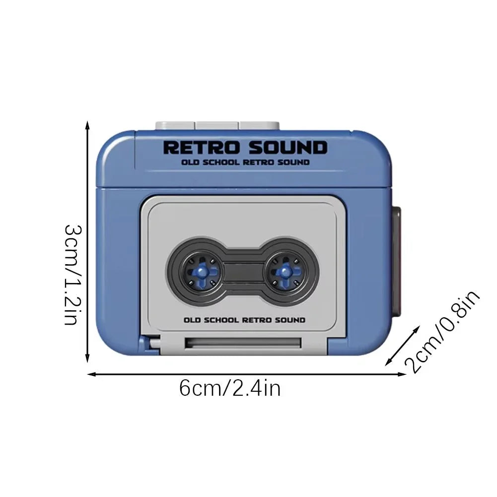 Creative Music Cassette Tape Keychain | Fun Gift for Friends