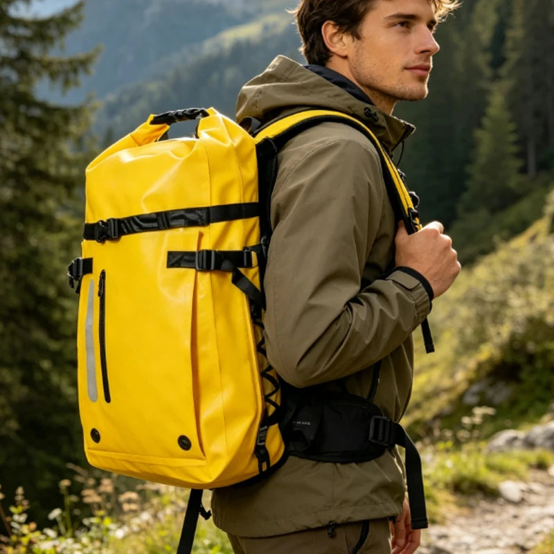 30L Waterproof Dry Backpack for Kayaking, Hiking & Camping