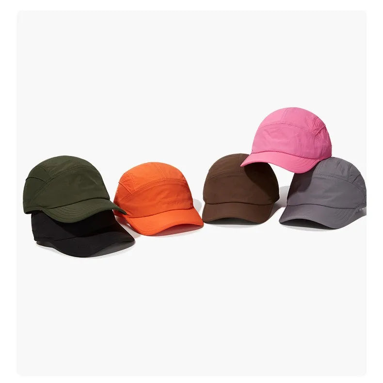Breathable Waterproof 5 Panel Cap | Quick Dry Adjustable Sun Hat