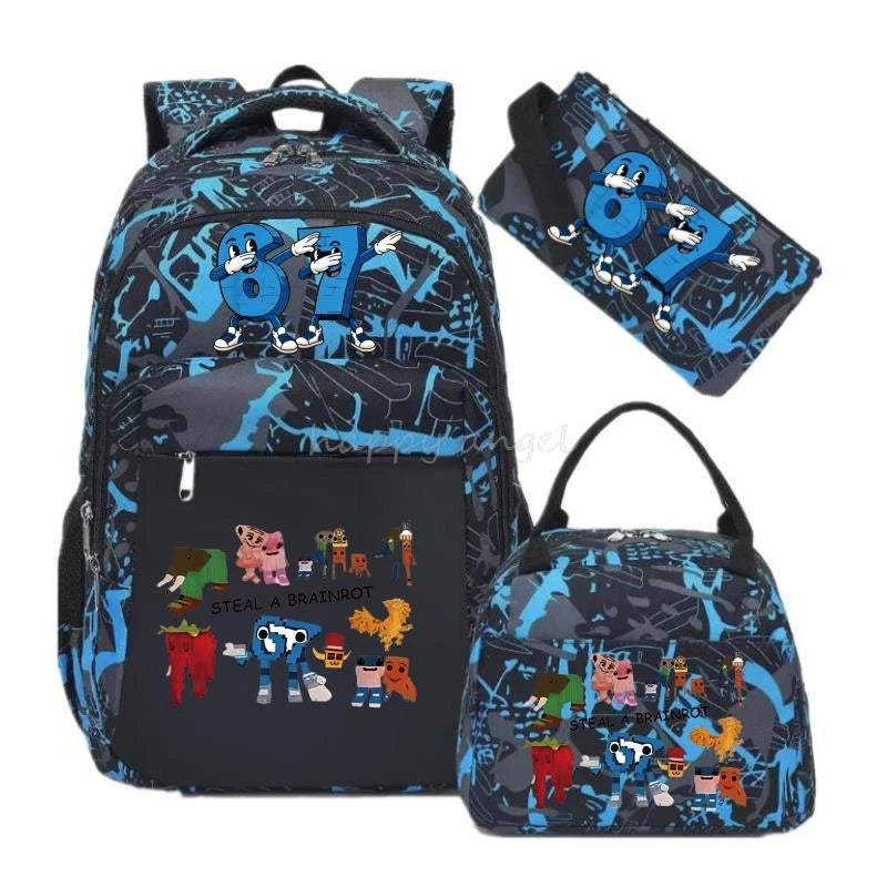 Camouflage Backpack Set with Lunch Bag | Stylish & Practical Rucksack