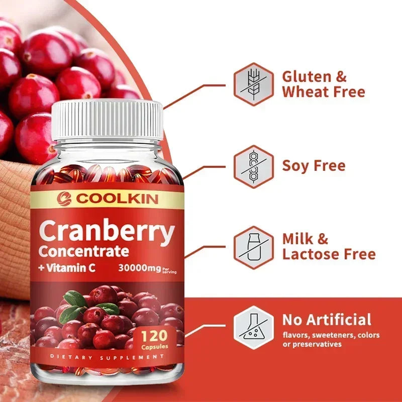 Cranberry Urinary Tract Cleanse Bladder Health Supplement