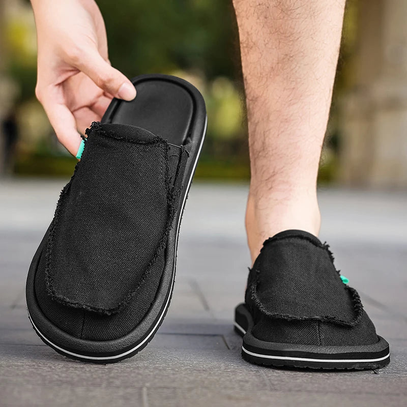 Men's Outdoor Summer Slippers | Breathable Slip-On Sandals