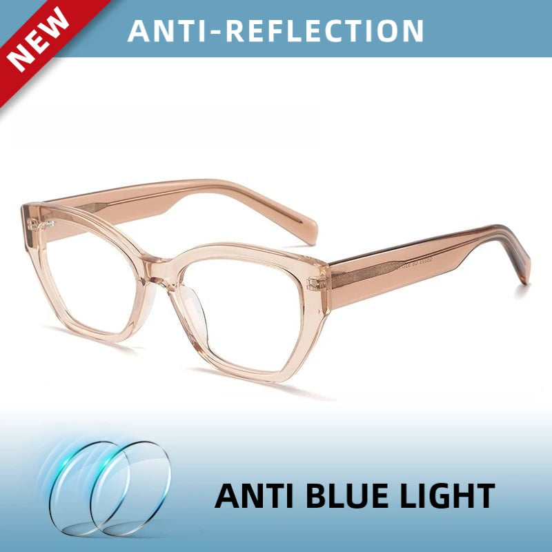 Stylish Cat Eye Reading Glasses | Anti-Blue Light Eyewear
