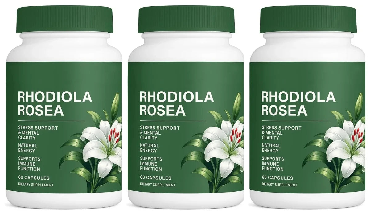 Rhodiola Rosea Capsules | Daily Energy & Mental Focus Support