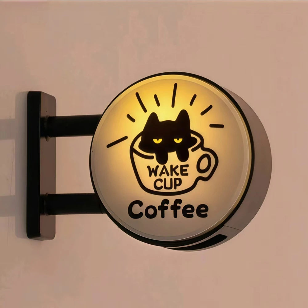 Retro Coffee Corner Refrigerator Magnet | Glowing Home Decor