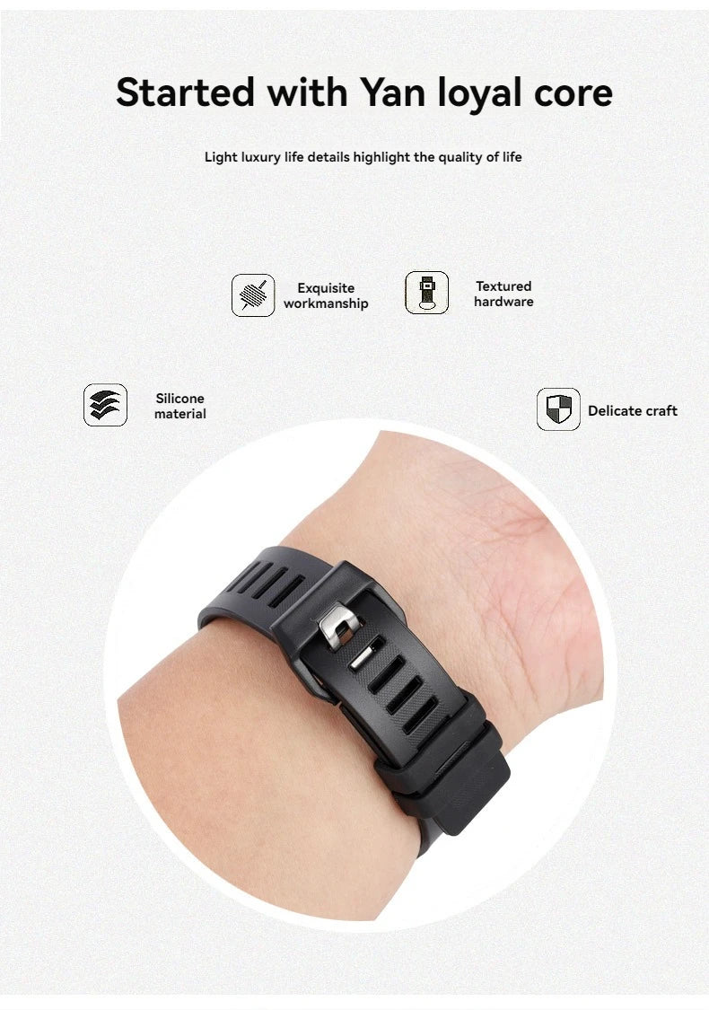 Silicone Strap for Sports Watches | Waterproof and Durable Replacement