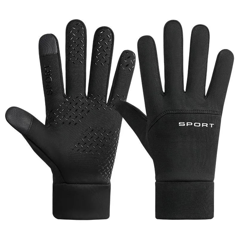 Warm Fleece Ski Gloves | Anti-Slip Thermal Gloves for Winter