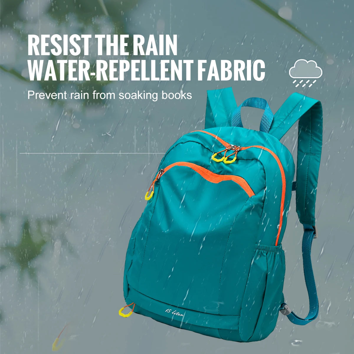 WRELS Outdoor Sports Backpack Wet Dry Seperation Fitness Hydration Backpack Lightweight Folding Waterproof Hiking Shoulders Bag