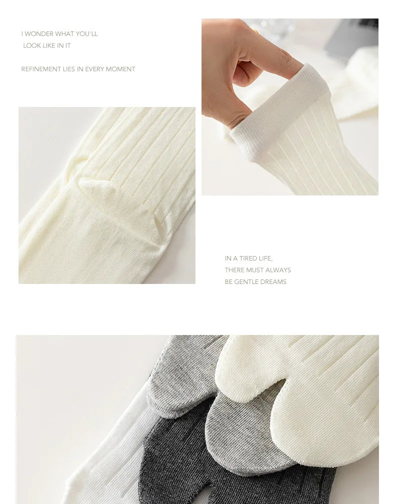 Stylish Cotton Tabi Socks for Women | Comfortable Two-Toed Socks