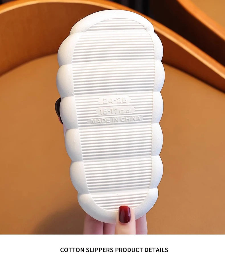Children's Warm Plush Slippers | Cozy Anti-Slip Winter Footwear
