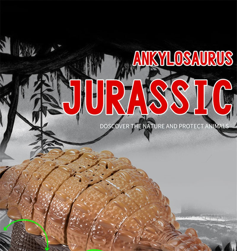 Remote Control Dinosaur Toy | Realistic Ankylosaurus Model