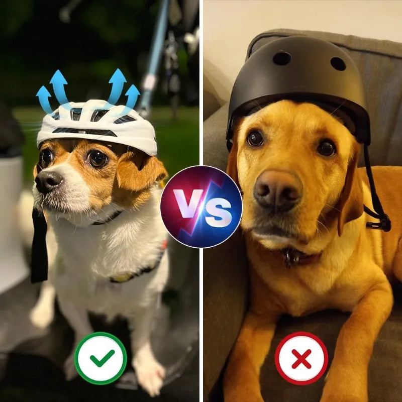 Pet Motorcycle Safety Helmet | Comfortable & Breathable Design