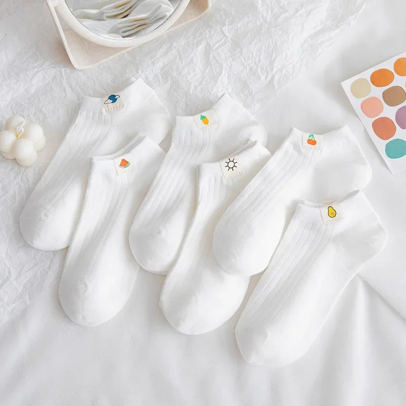 Cute Cartoon Low Cut Ankle Socks for Women | Cozy Summer Footwear