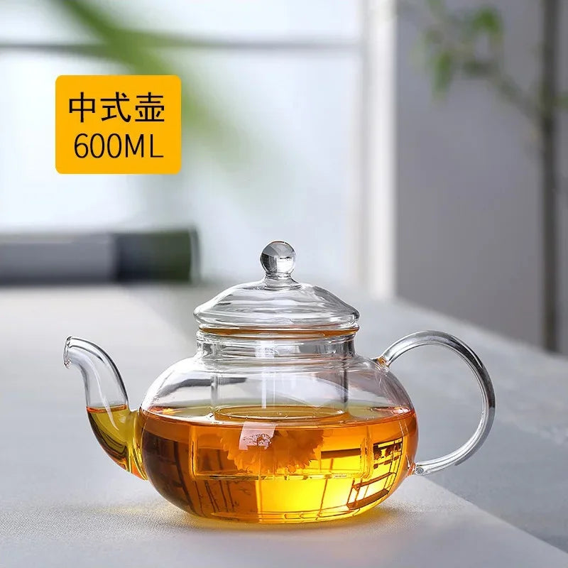 1000ML Heat Resistant Glass Tea Pot with Infuser | Elegant Tea Brewing