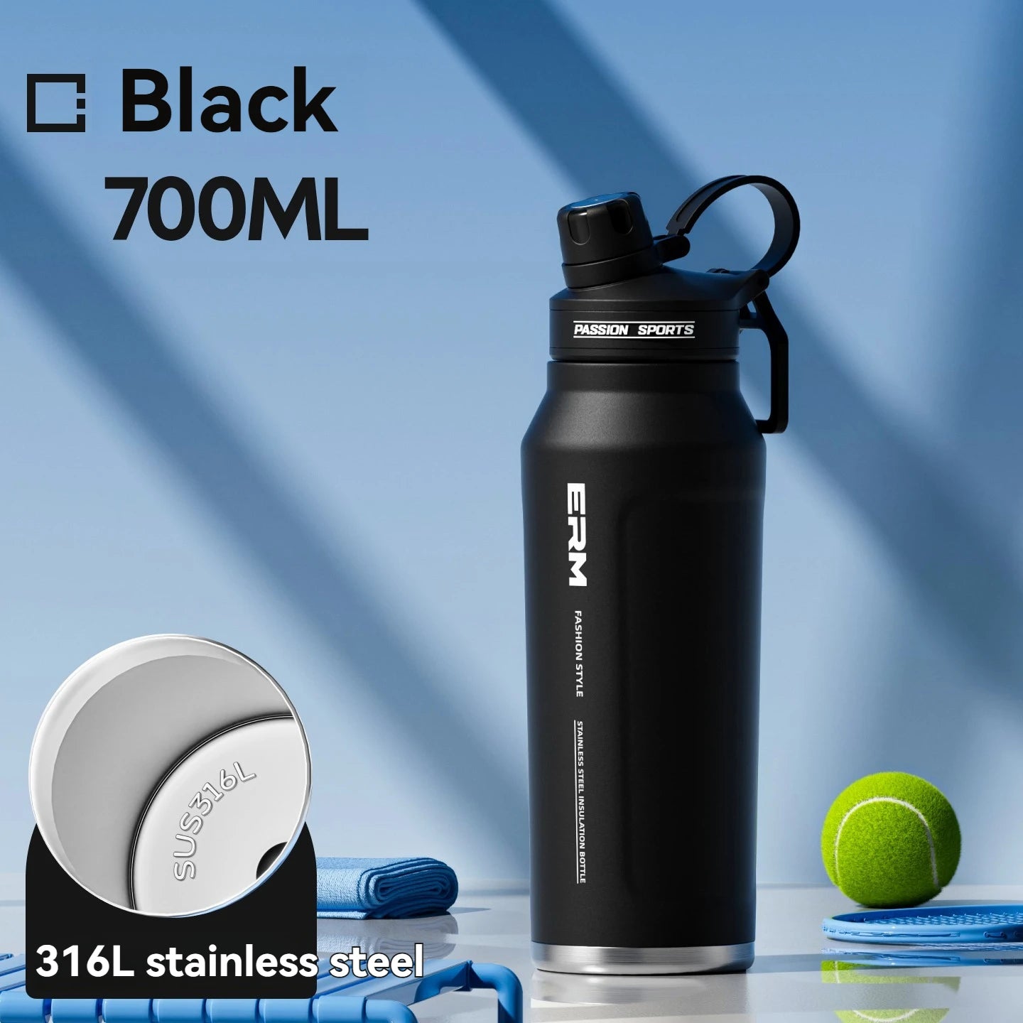 Stainless Steel Insulated Water Bottle | Fitness & Outdoor Hydration