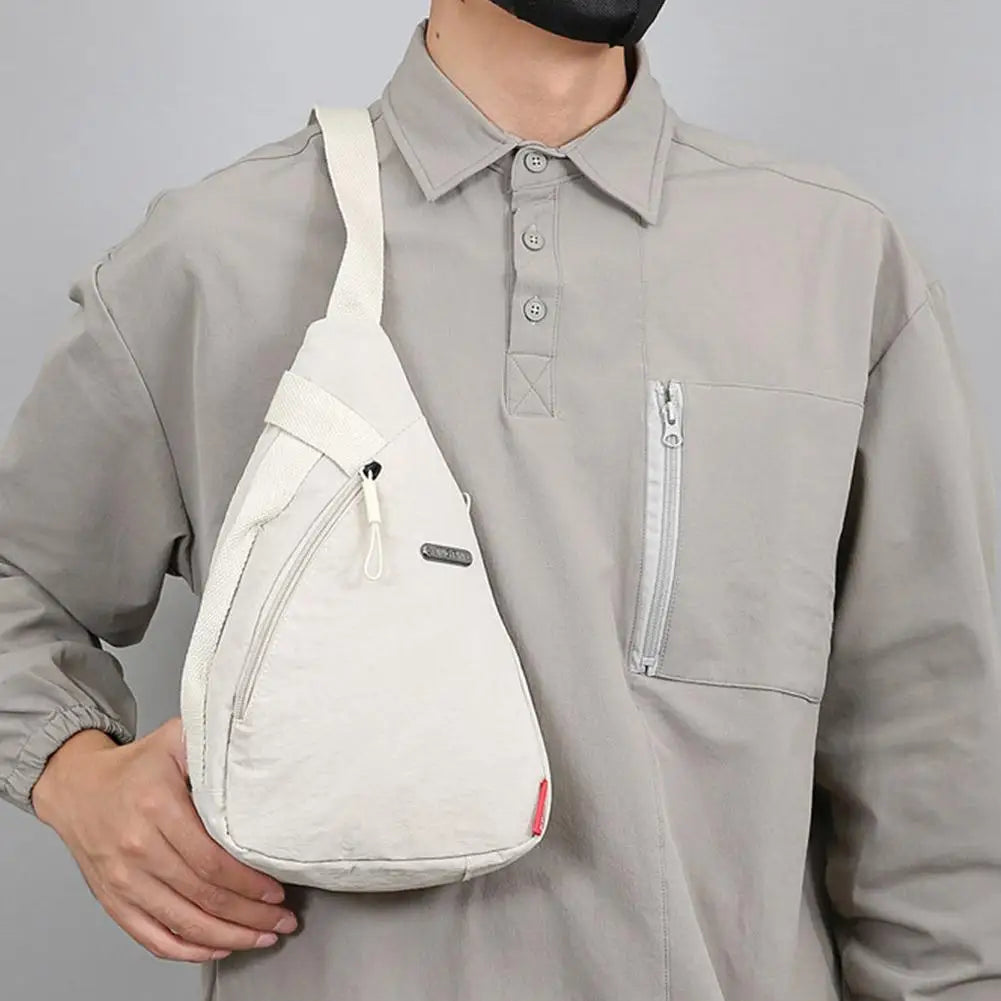 Chest Bag For Men Women Large Capacity Single Shoulder Bag Sport Cycling Phone Crossbody Bag Unisex Chest Bag Travel Hiking