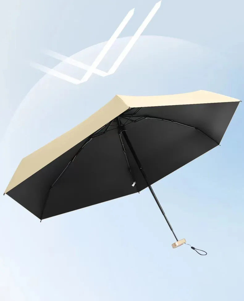 Mini Five-Fold Sun Umbrella | Portable UV Protection for All