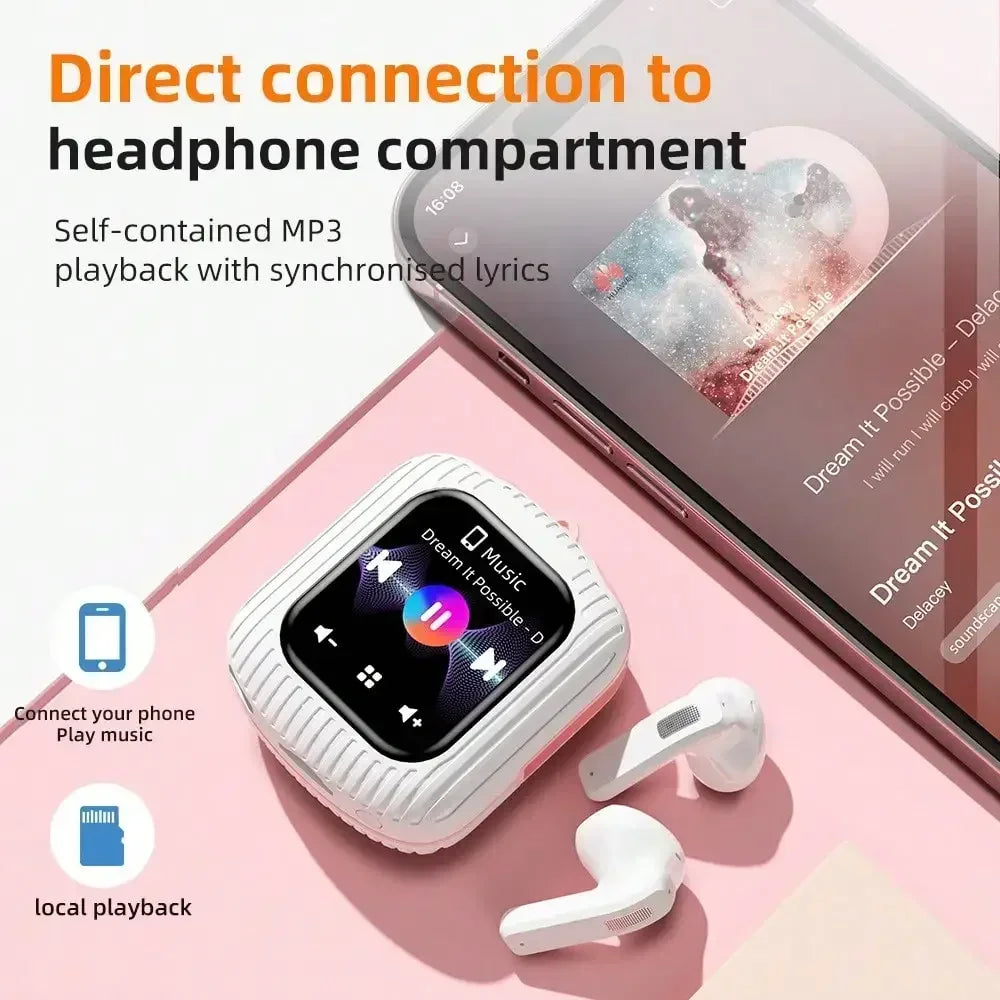 Intelligent Wireless Touch Screen Earphones | Bluetooth Noise Cancelling