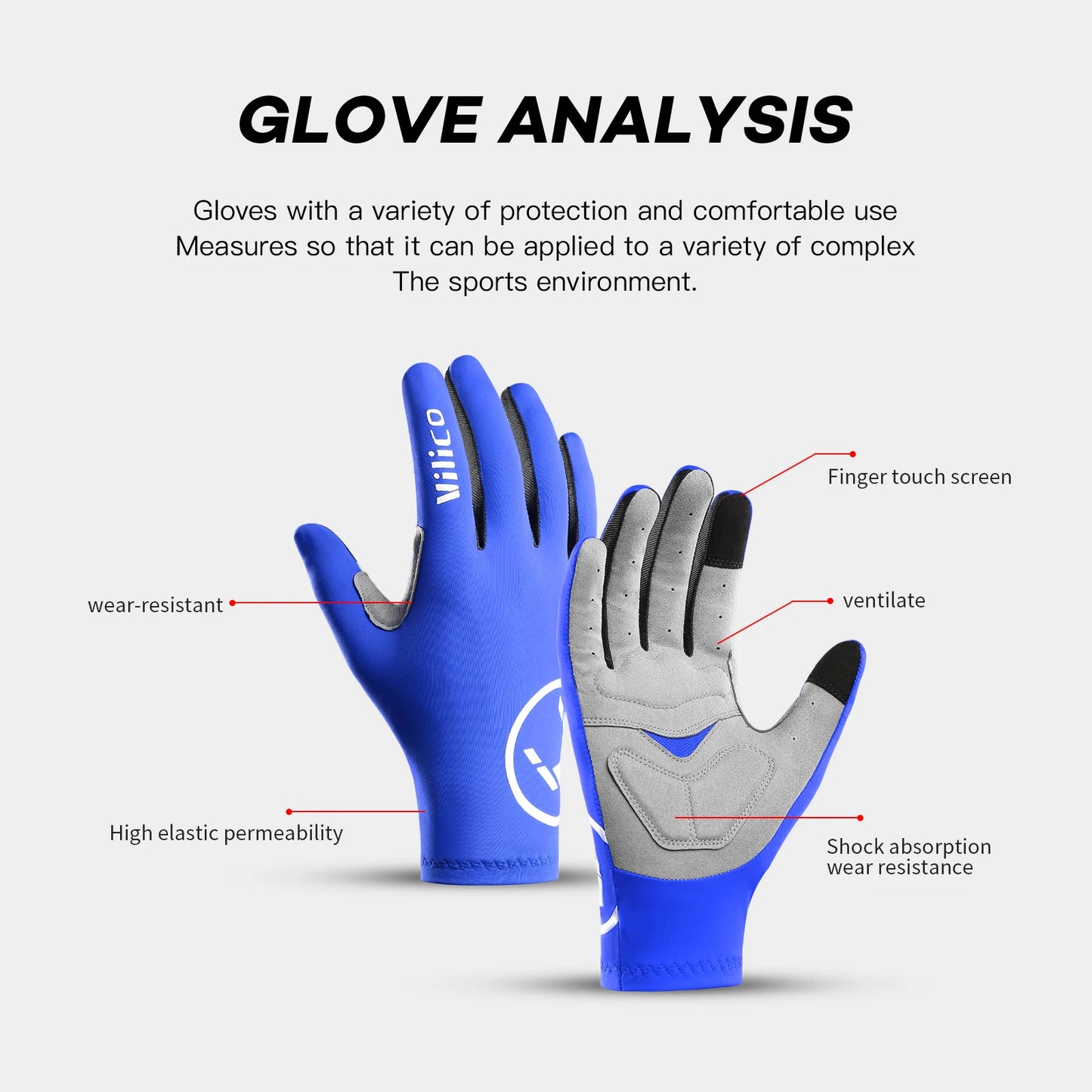Breathable UV Resistant Sunscreen Gloves for Summer Activities