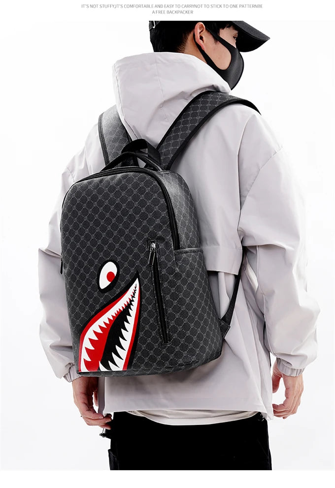Multifunctional Leather Backpack for Men | Stylish Travel & Work Bag
