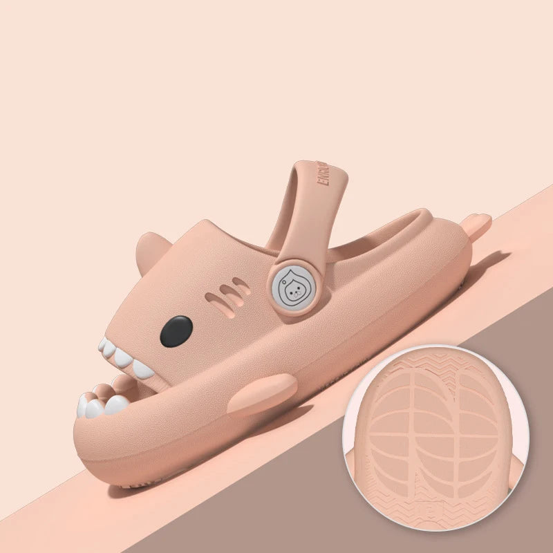 Kids Shark Slippers | Cartoon Non-slip Soft Sandals for Summer