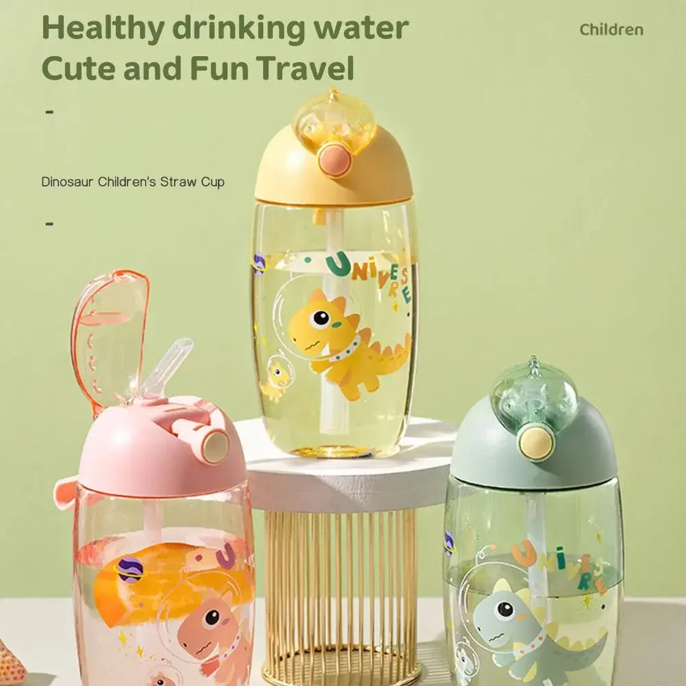 Children's Cartoon Dinosaur Water Bottle | Fun & Portable Sippy Cup