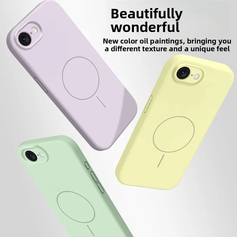 Magnetic Silicone Case for iPhone 17e & 16e | Drop-Proof & Stylish