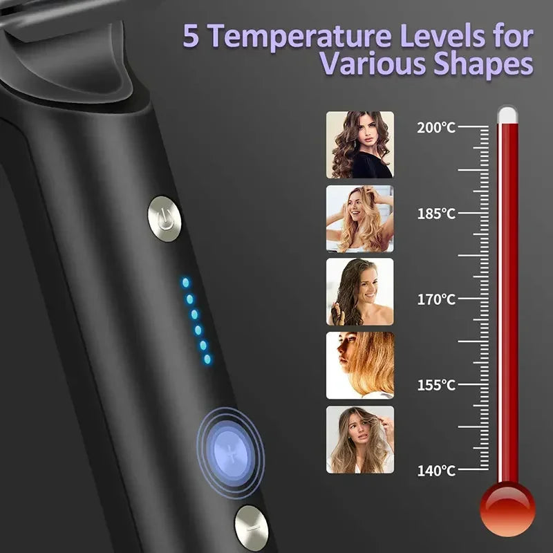 Adjustable Heat Hair Straightener Comb | Fast and Safe Styling