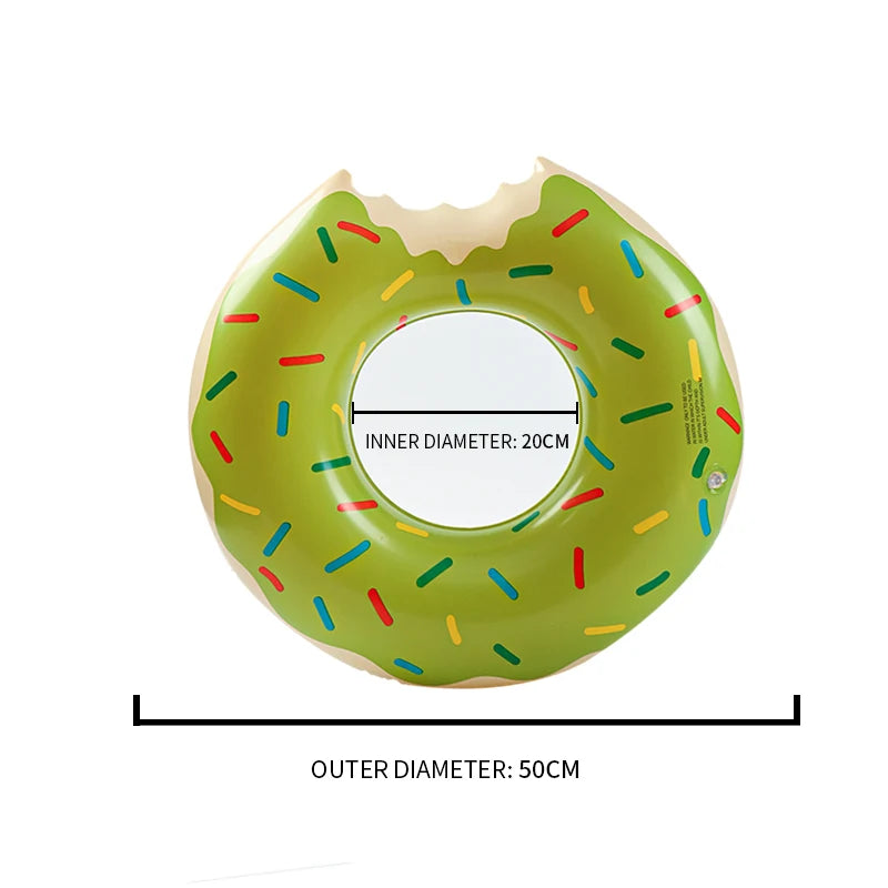 Giant Inflatable Donut Swimming Ring | Fun Pool Float Toy