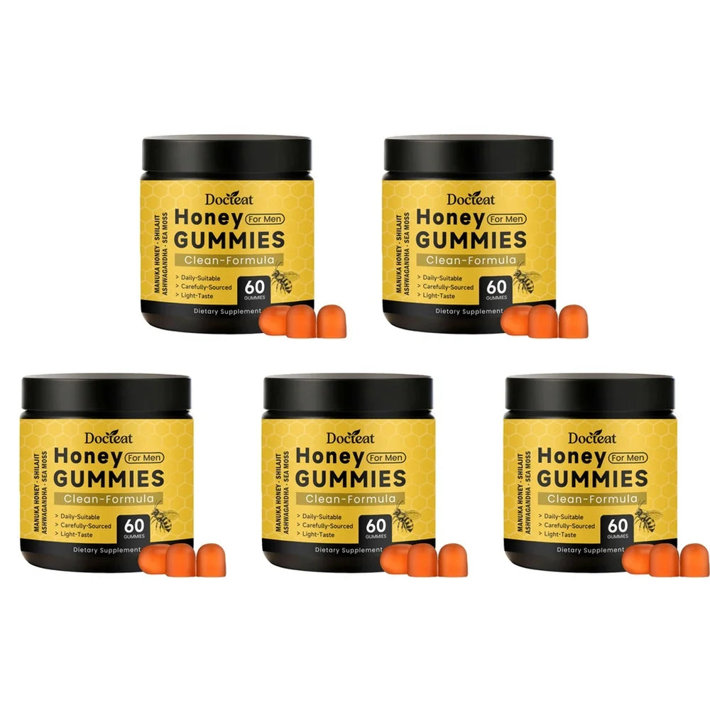 Daily Stress Relief Gummies for Men | Shilajit & Ashwagandha