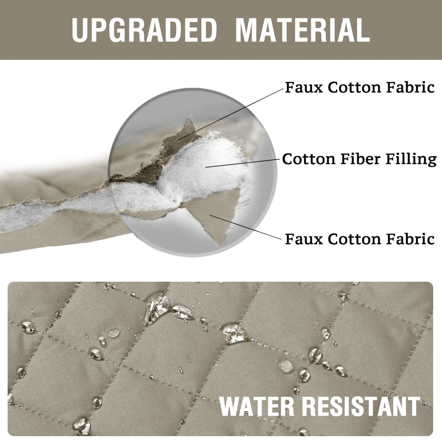 Waterproof Pet-Friendly Sofa Cover | Modern Diamond Pattern Slipcover