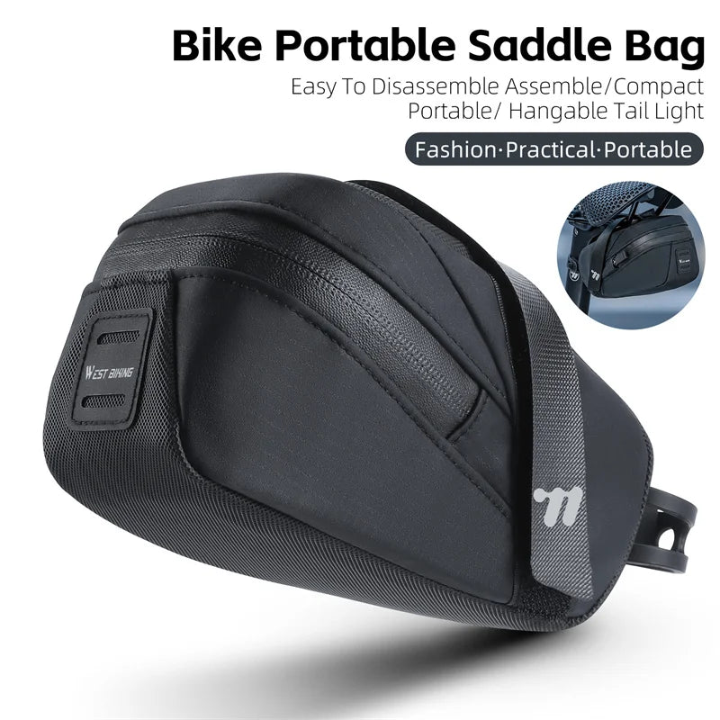 Portable Waterproof Bicycle Saddle Bag | Essential Cycling Accessory