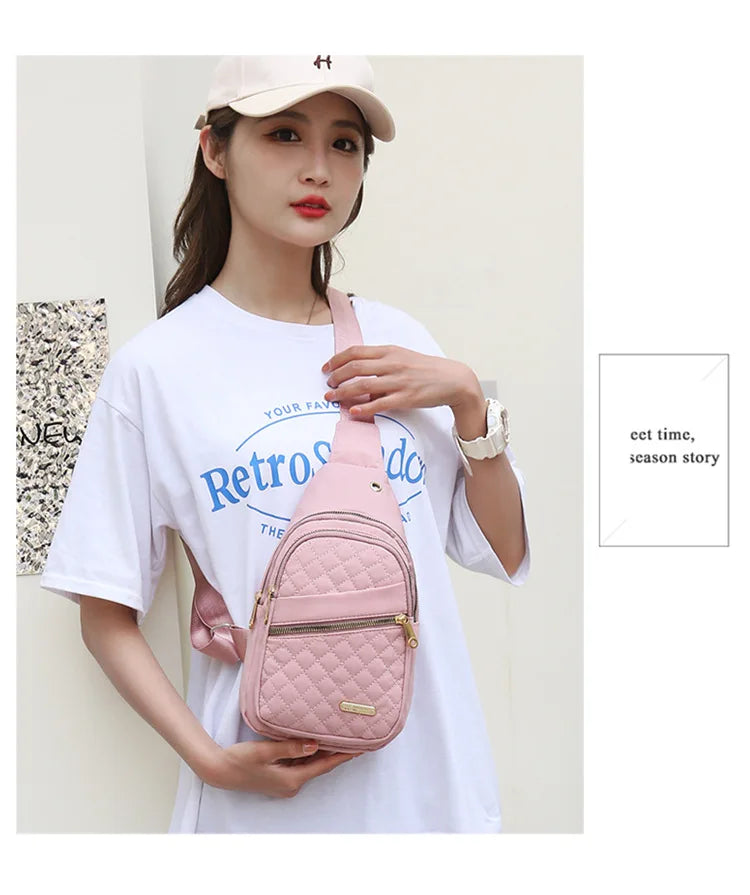 Fashionable Waterproof Crossbody Bag for Women | Large Capacity Sling