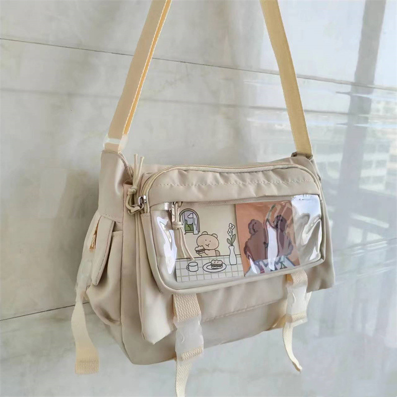 Bolsos cruzados de nailon impermeables para mujeres y adolescentes | Estilo versátil