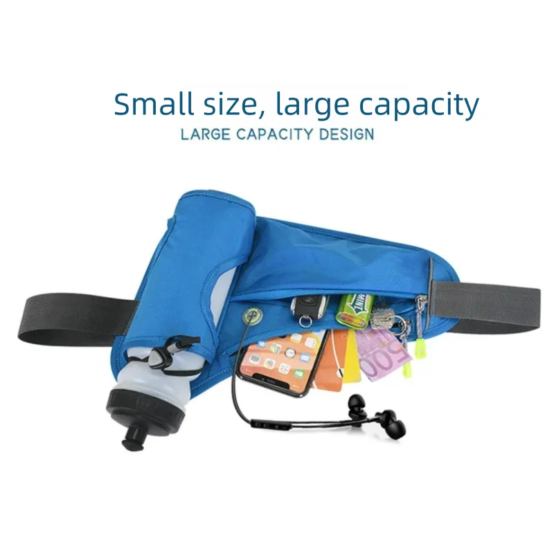 Waterproof Running Waist Bag with Water Bottle Holder for Outdoor