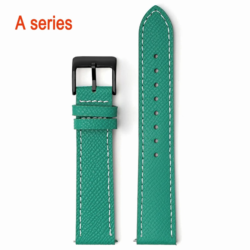 Calfskin Leather Watch Strap | Quick Release, Handmade Design