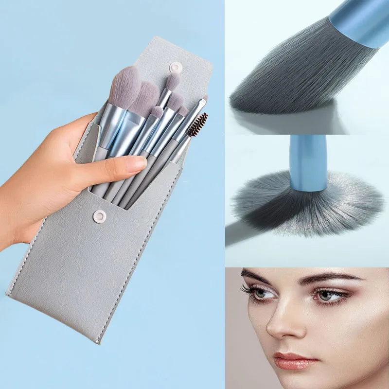 8PCS Professional Makeup Brush Set | Flawless Application Tools