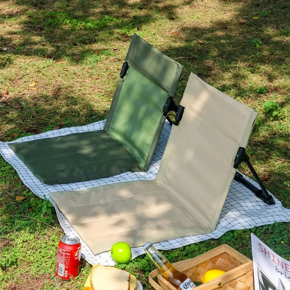 Silla de camping plegable para exteriores | Silla de picnic cómoda y ligera