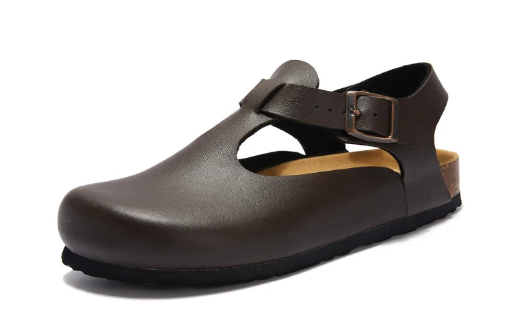 Summer Women's Gladiator Cork Sandals | Casual Buckle Straps