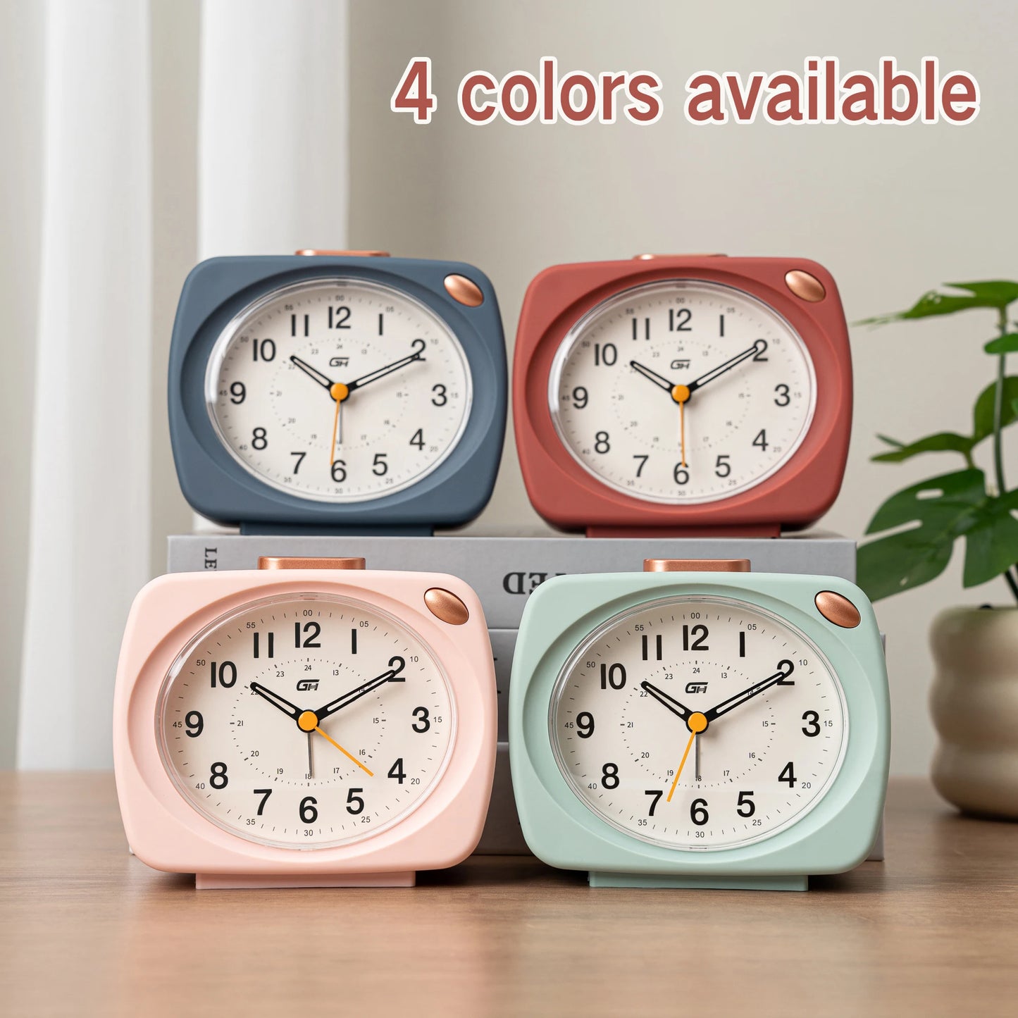 Modern Music Alarm Clock with Snooze and Night Light Function