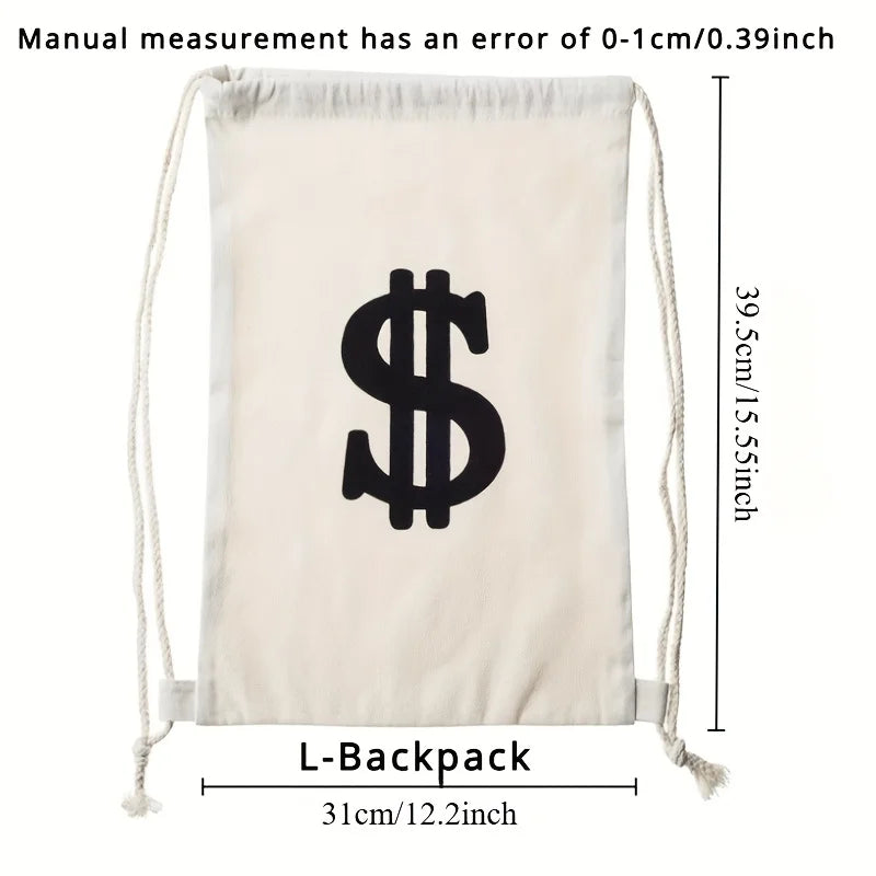 Reusable Dollar Sign Money Bag | Ideal for Gifts & Decor