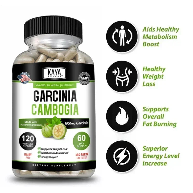 Garcinia Cambogia Extract Capsules | Natural Appetite Suppressant