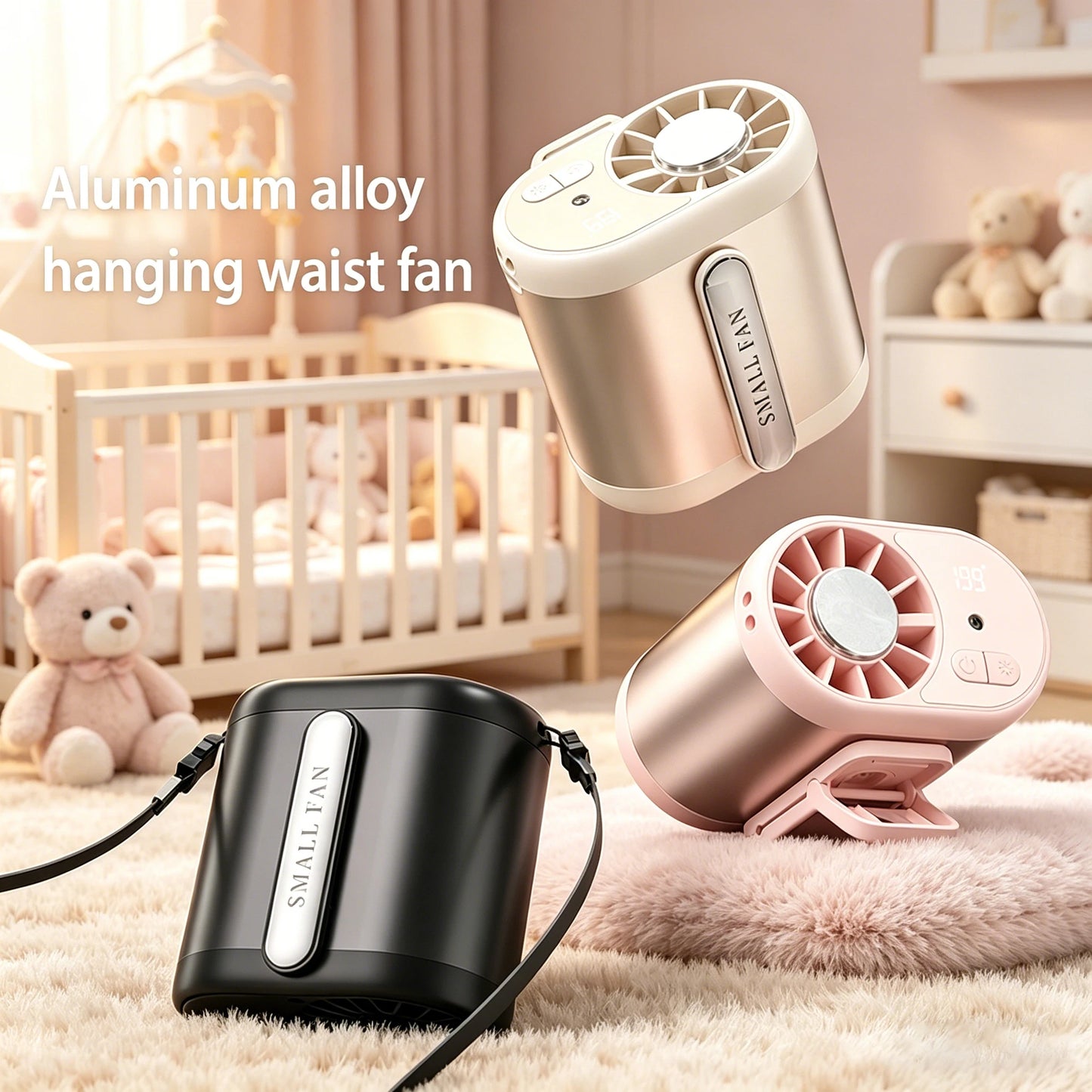 High Speed Adjustable Ice-Cool Waist Fan | Portable Cooling Solution